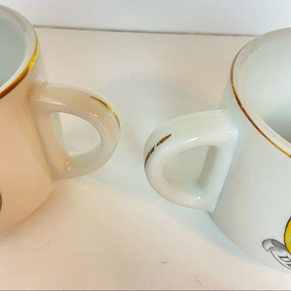 Schonwald Germany Coffee Cup Set of 2 1970s Vintage